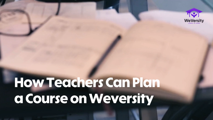 How Teacher Can Plan a Course on WeVersity
