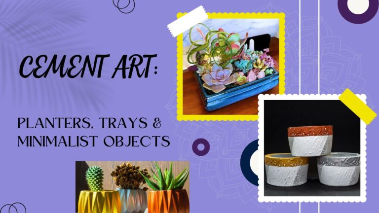 Cement Art: Planters, Trays & Minimalist Objects
