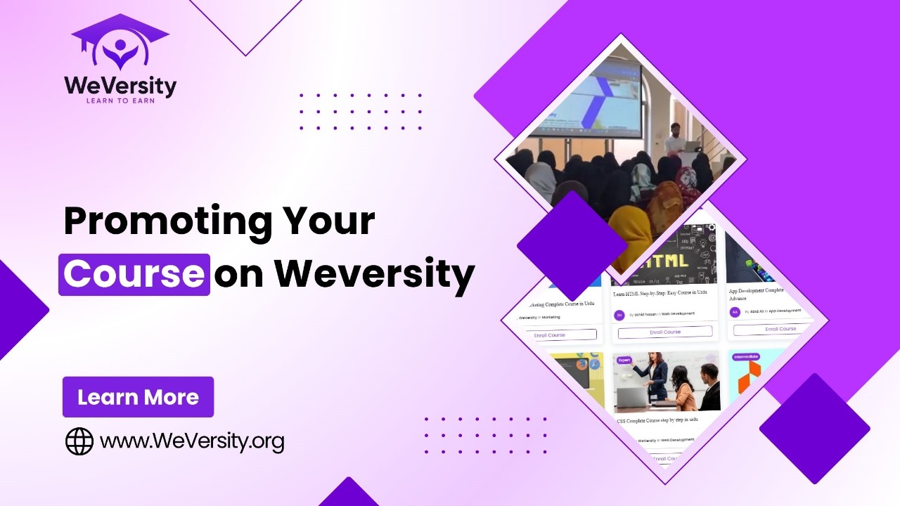 Promoting Your Course on WeVersity